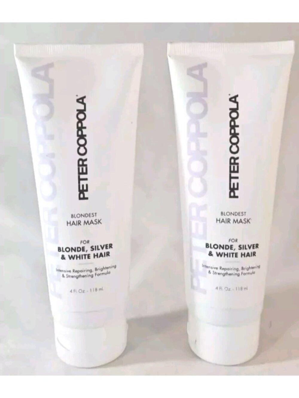 Lot of 2 Peter Coppola Blondest Hair Mask 4oz Blonde Silver White Hair